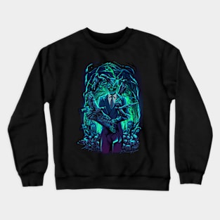 skull crow Crewneck Sweatshirt